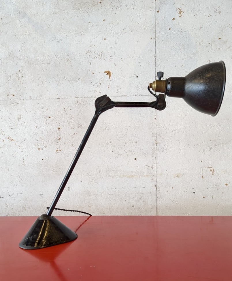 GRAS lamp N°205 with hard steal shade. – Dokidoc.com