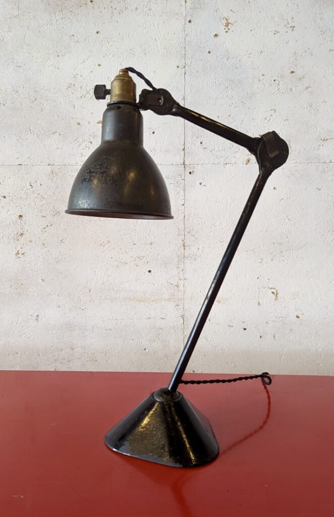 GRAS lamp N°205 with hard steal shade.