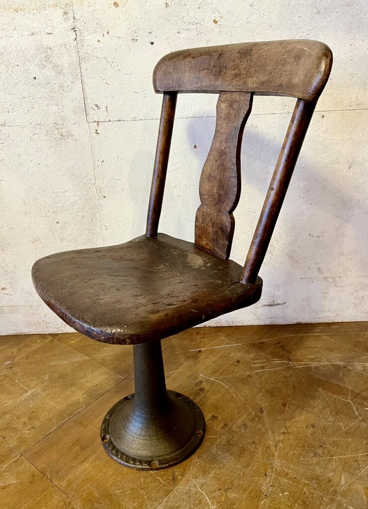 19th W.G.SHATTUCK industrial school chair, USA