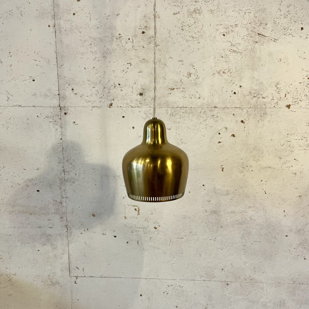 Golden Bell Pendant by Alvar Aalto (vintage)