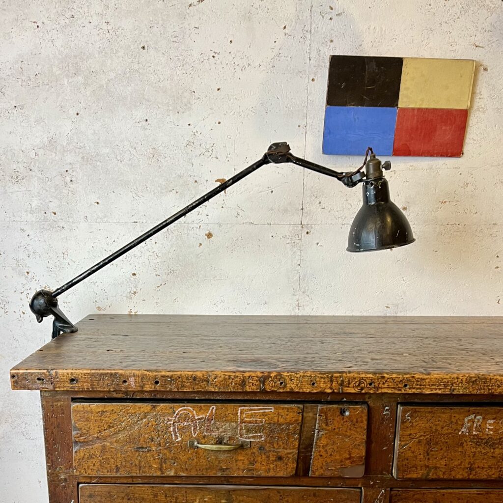 Lampe Gras N°201 – Vintage Architect’s Clamp Lamp by Bernard-Albin Gras, 1930s