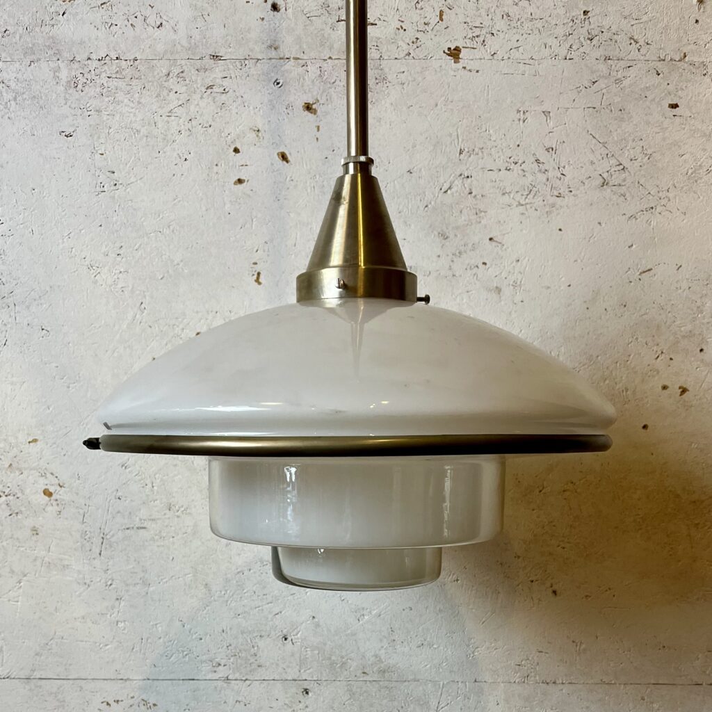 Sistrah “MEGAPHOS” Pendant Lamp by Otto Müller (1930s)