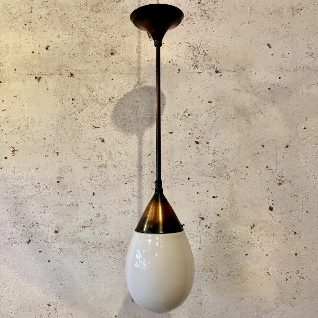 Siemens L11R5 Suspension Lamp with Bronze Finish Arm