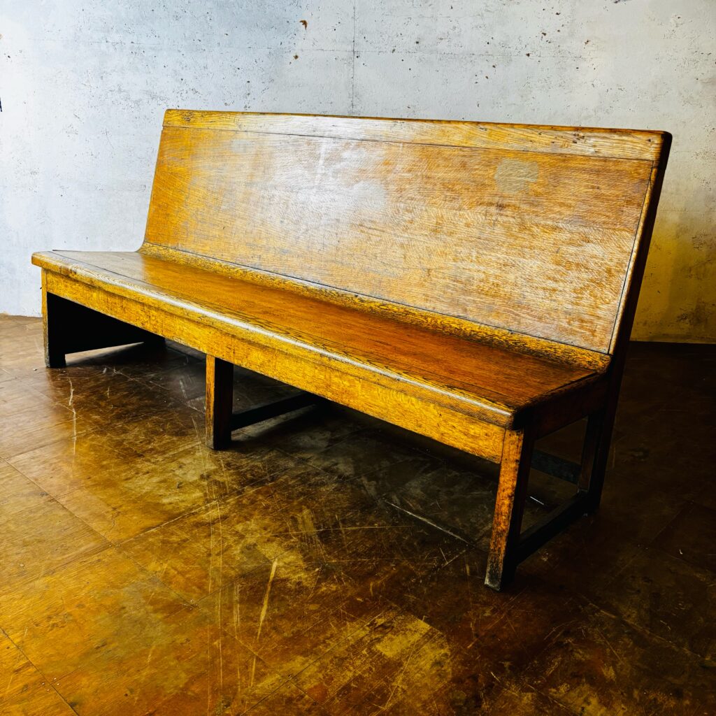 50’s Belgian train station waiting bench