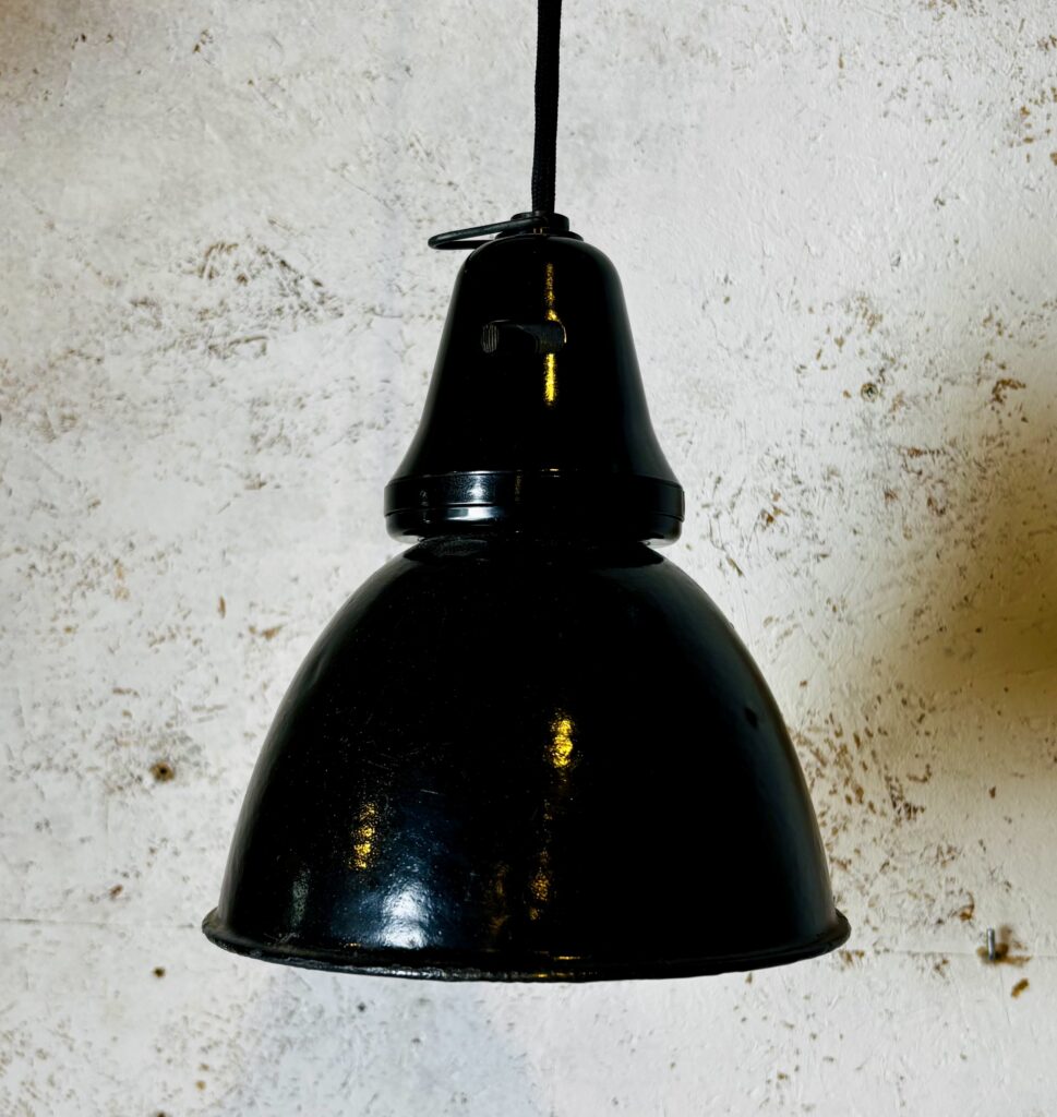 Industrial “AEG” pendant light.