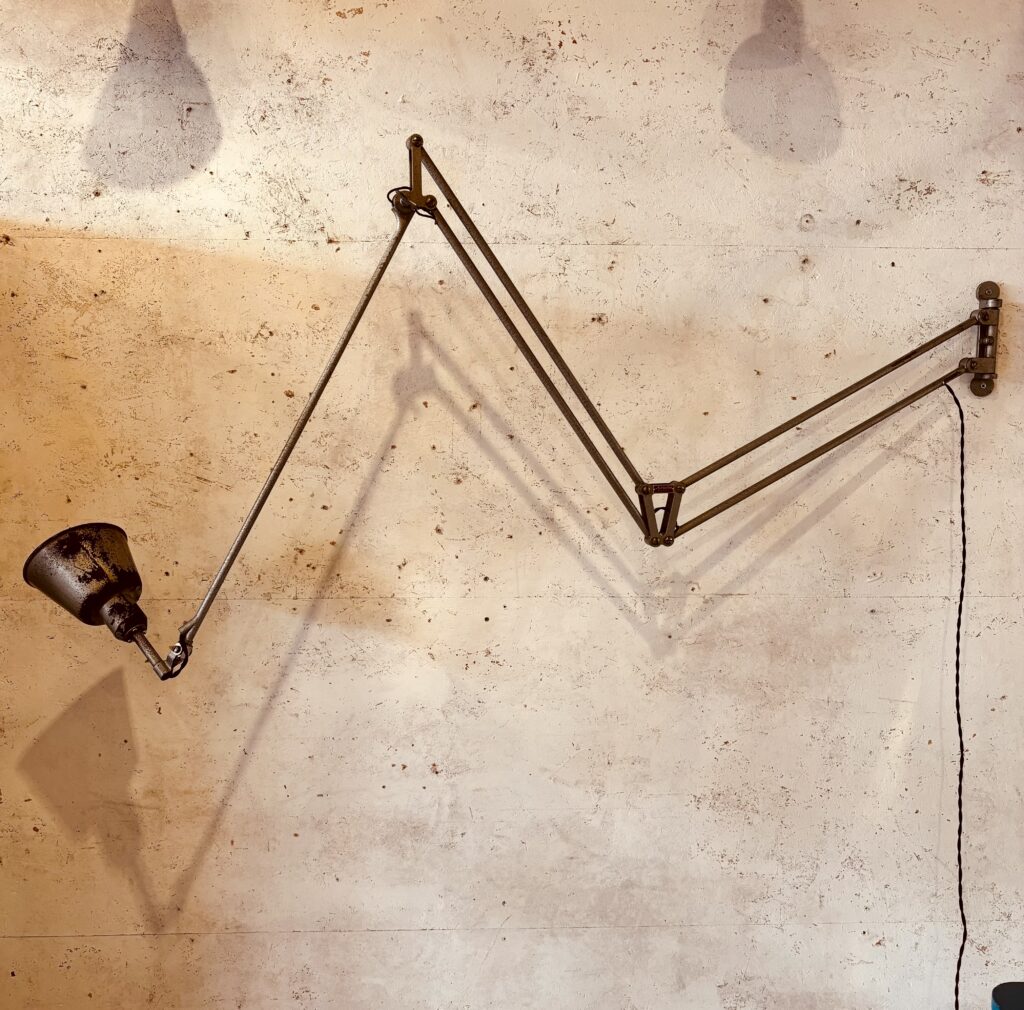 Rare “ARPELA” adjustable lamp.