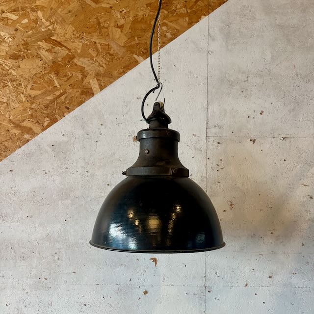 Industrial LBL Cast Iron Workshop Pendant Light