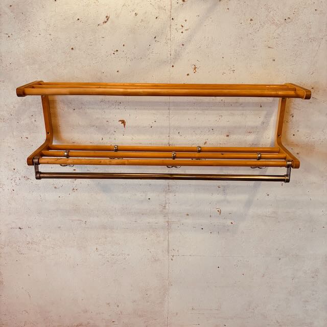 Mid-Century Hat Rack / Hat Shelf