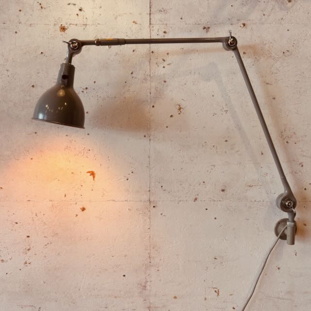 PeFeGe industrial wall lamp by E. G. Eriksson Mekaniska Verkstad AB